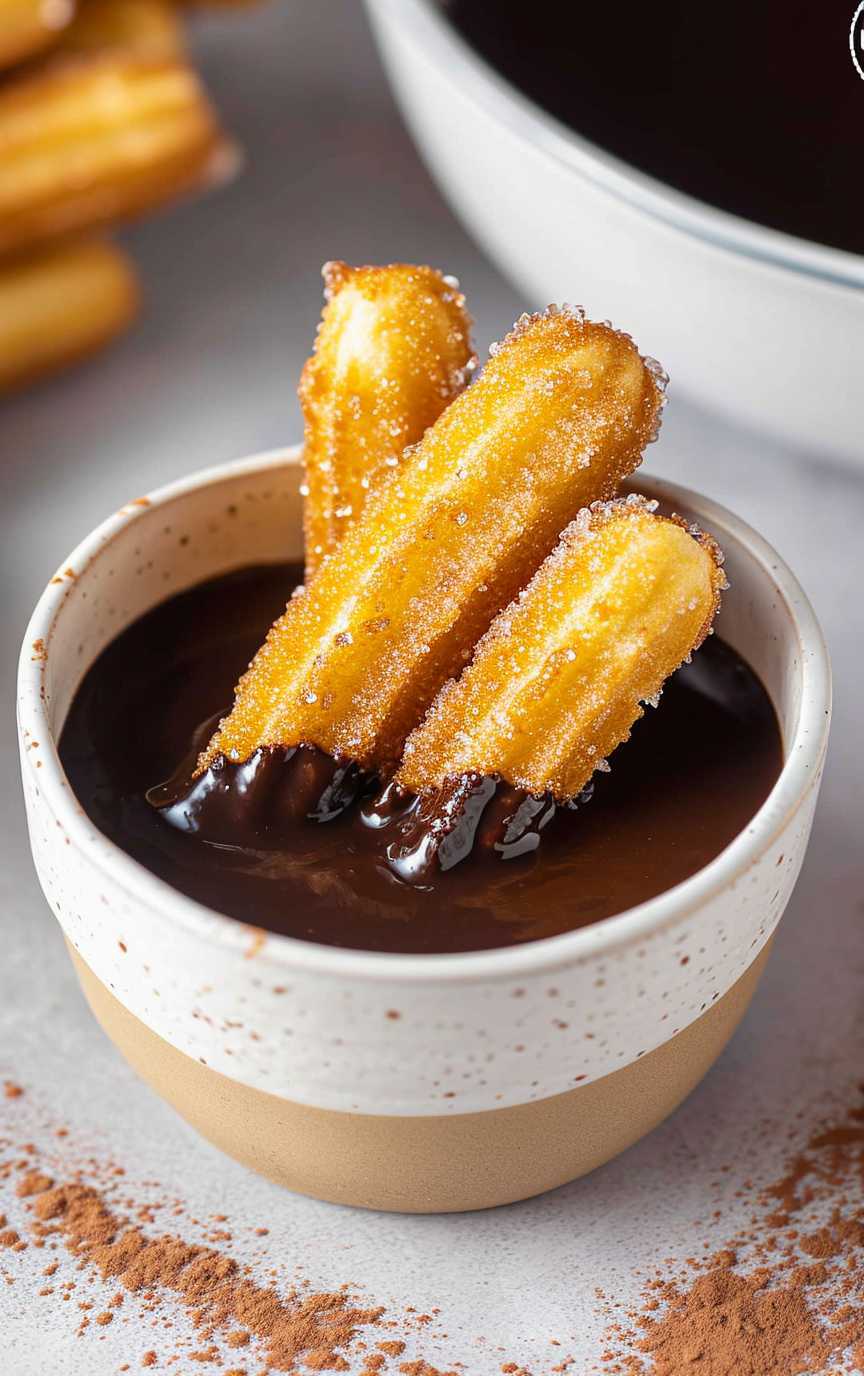 Air fryer churro bites
