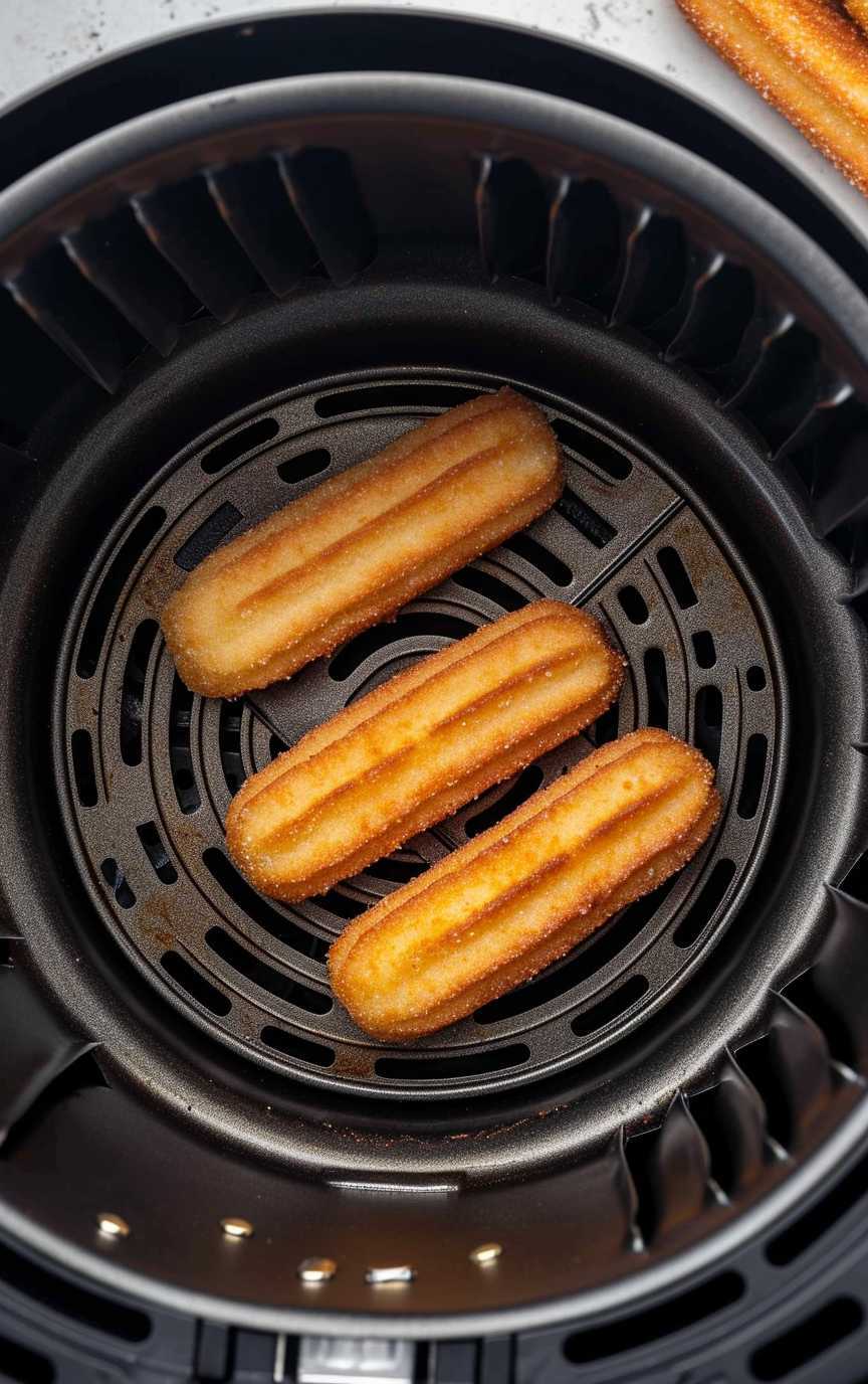 Air fryer churro bites