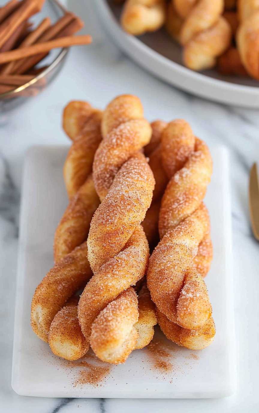 Air fryer cinnamon twists