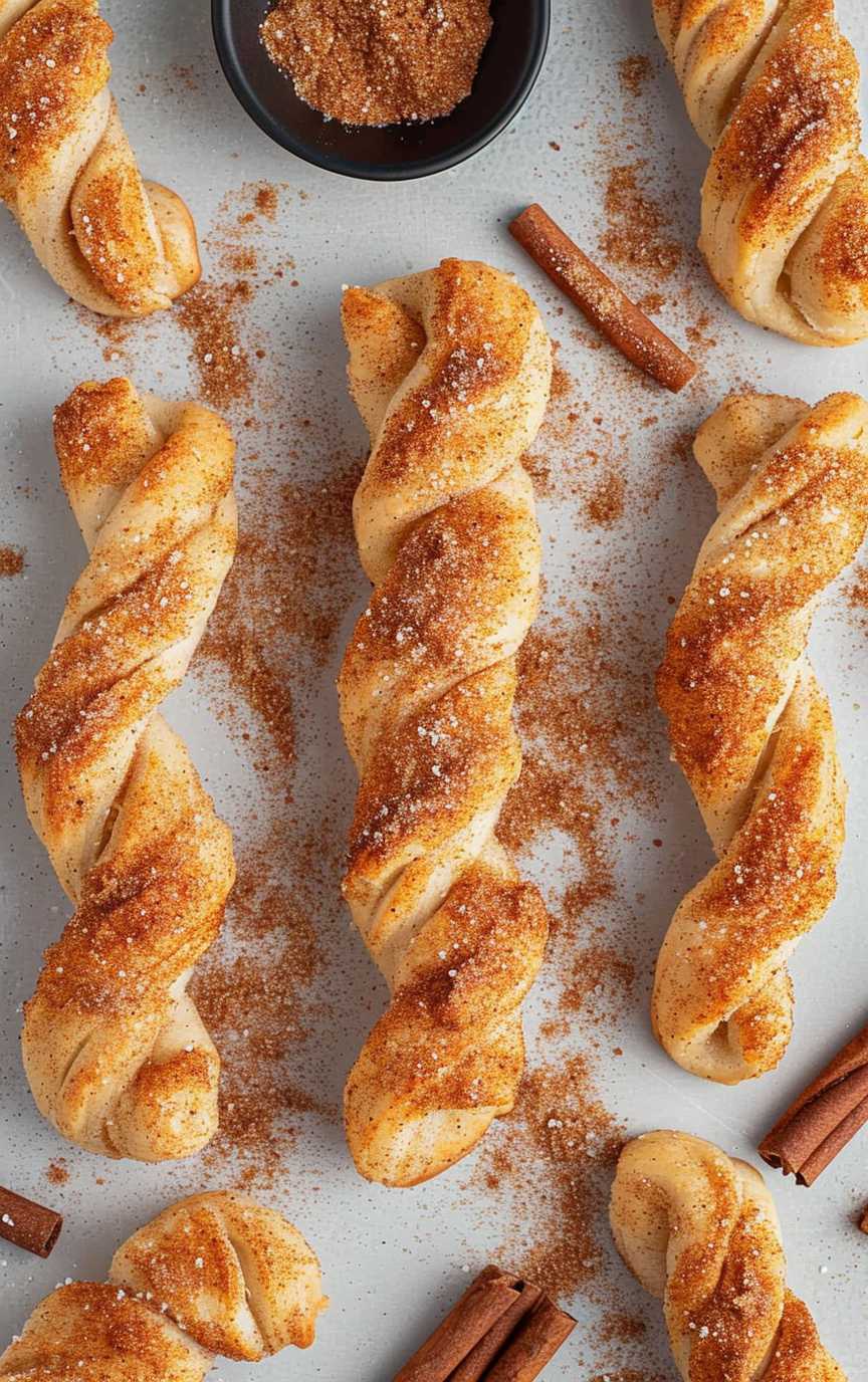 Air fryer cinnamon twists