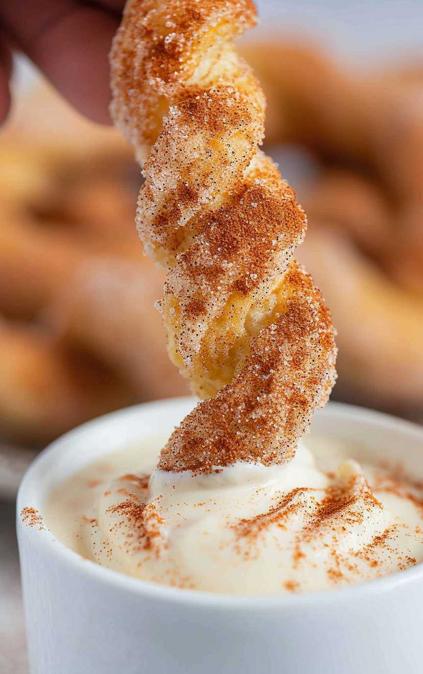 Air fryer cinnamon twists