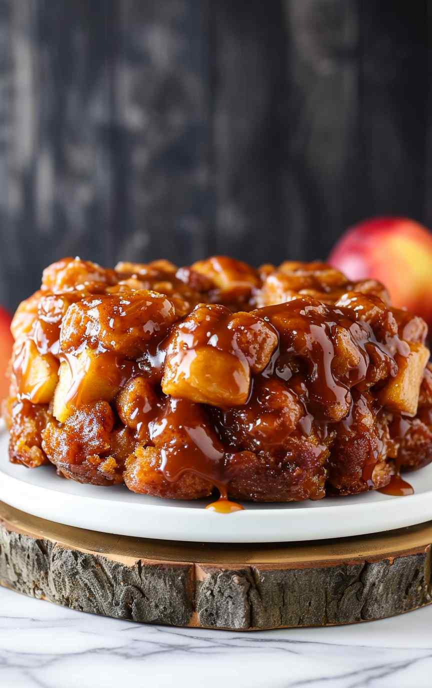 Apple fritter monkey bread