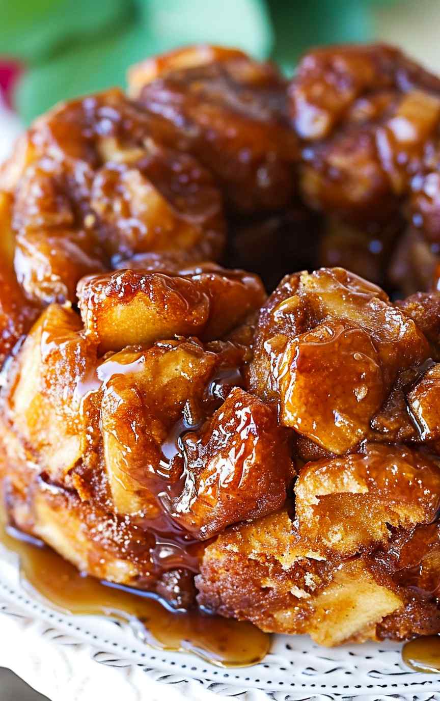 Apple fritter monkey bread