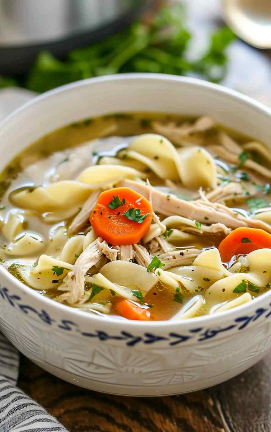 Instant Pot Chicken Noodle Soup