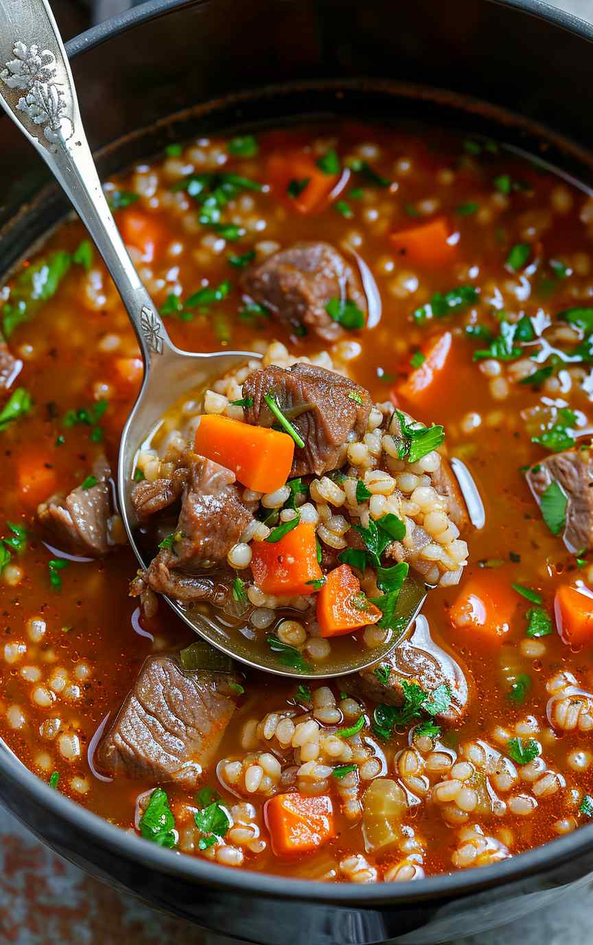 beef barley soup