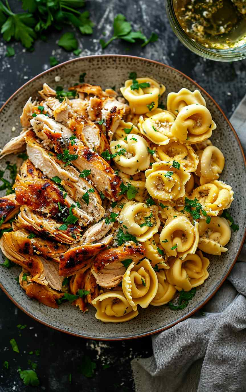 chicken tortellini alfredo