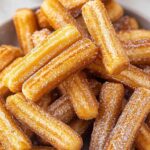 Air fryer churro bites
