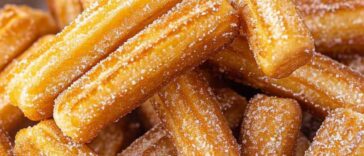 Air fryer churro bites