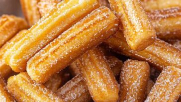 Air fryer churro bites