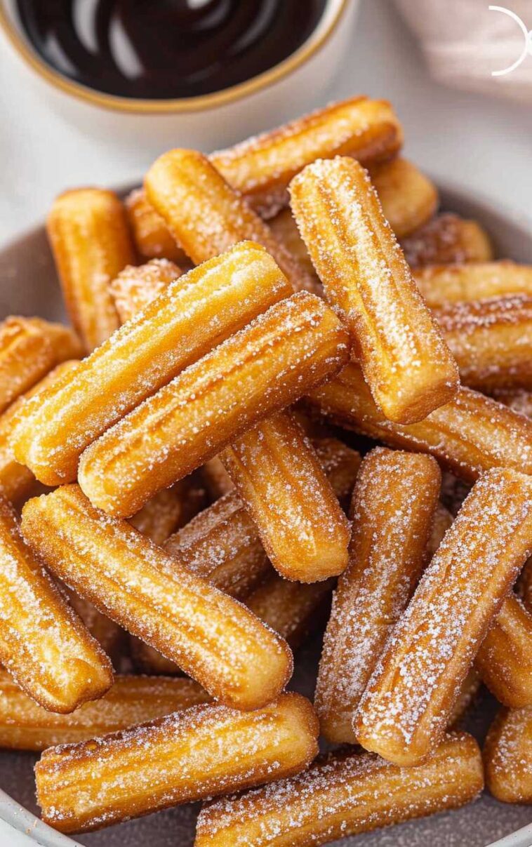 Air fryer churro bites