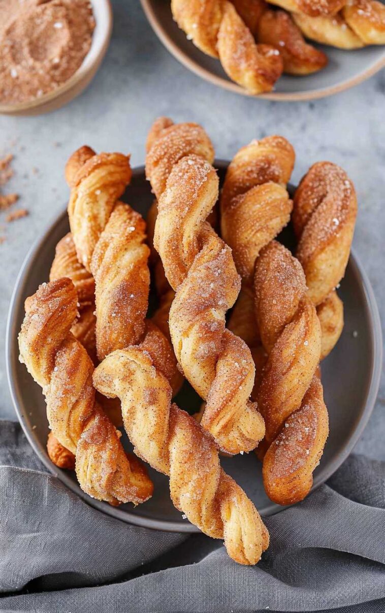 Air fryer cinnamon twists