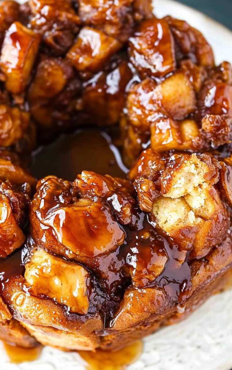 Apple fritter monkey bread