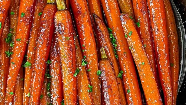 Brown Sugar Honey Glazed Carrots