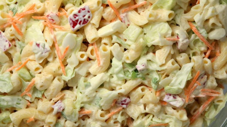 Coleslaw Pasta Salad