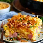 Ham and Cheese Breakfast Bake with Cornflake Crunch
