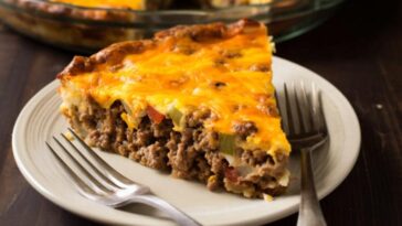 Impossible Cheeseburger Pie
