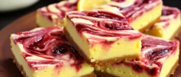Lemon Raspberry Cheesecake Bars!