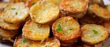 MINI BAKED PARMESAN POTATO ROUNDS