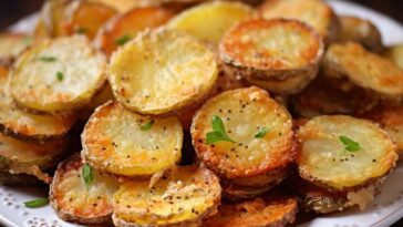 MINI BAKED PARMESAN POTATO ROUNDS
