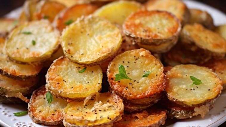 MINI BAKED PARMESAN POTATO ROUNDS