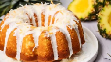 Pineapple Coconut Bundt Cake